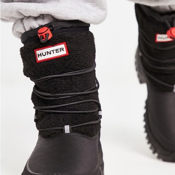 NWT Hunter Wanderer Short Sherpa Boots - Picture 3 of 10